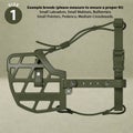 BullyBillows Premium Comfort Kuonokoppa Khaki