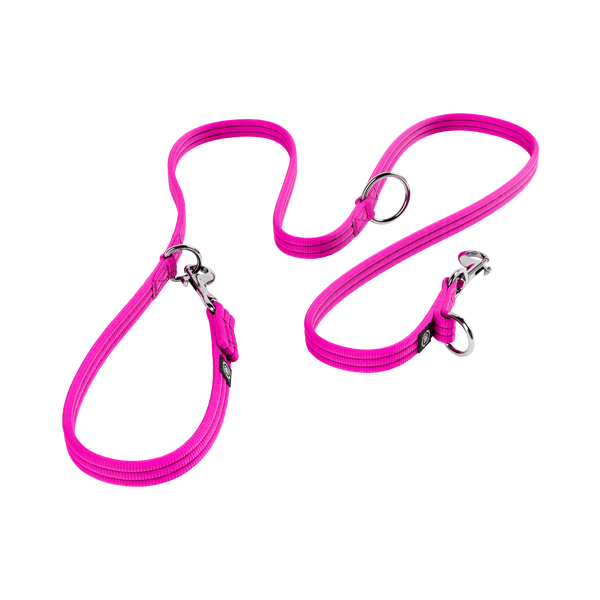 BullyBillows Training Double Ended Lead 2m Magenta