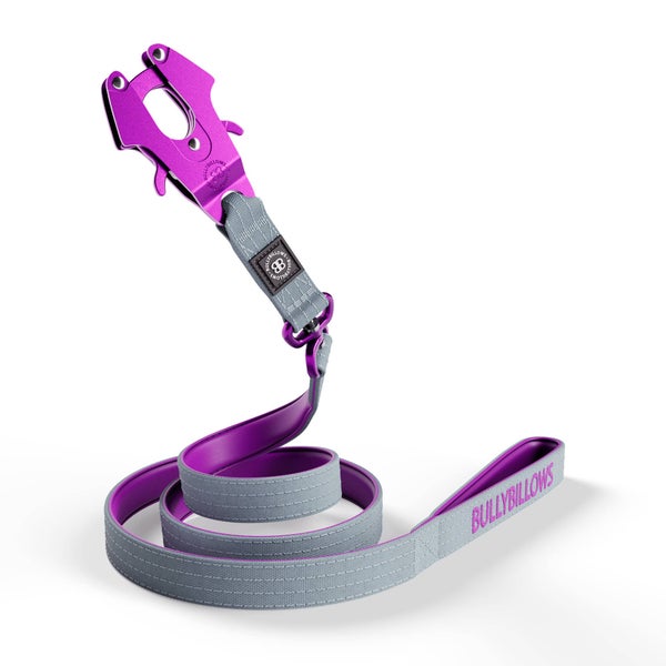 BullyBillows 1.4m LIGHTER Swivel Combat Purple & Metal Grey