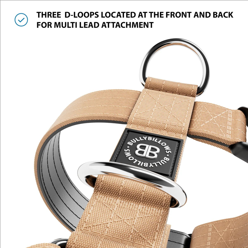 BullyBillows Tri-Harness Military tan