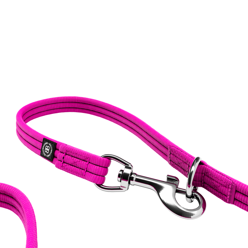 BullyBillows Training Double Ended Lead 2m Magenta