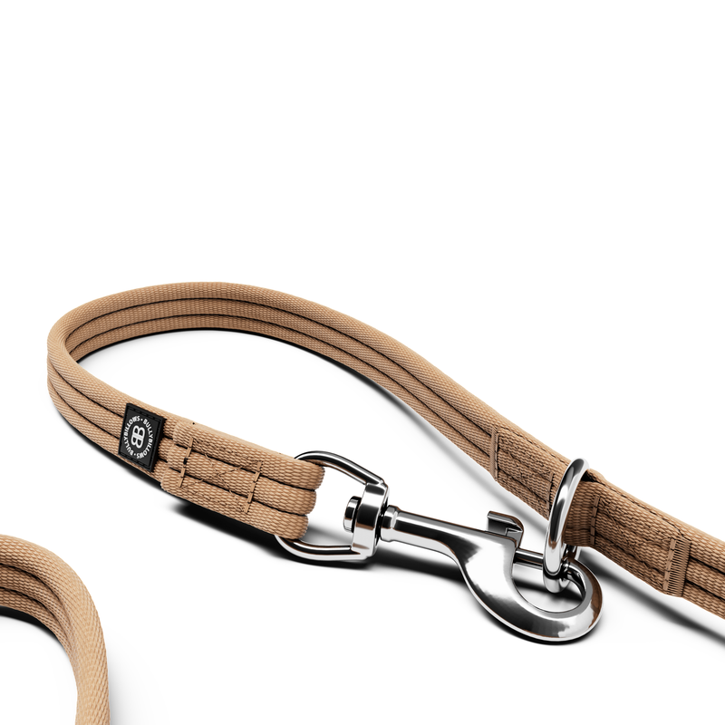 BullyBillows Training Double Ended Lead 2m Military Tan