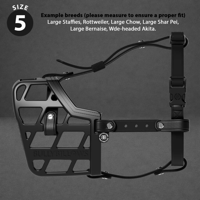 BullyBillows Premium Comfort Kuonokoppa Black