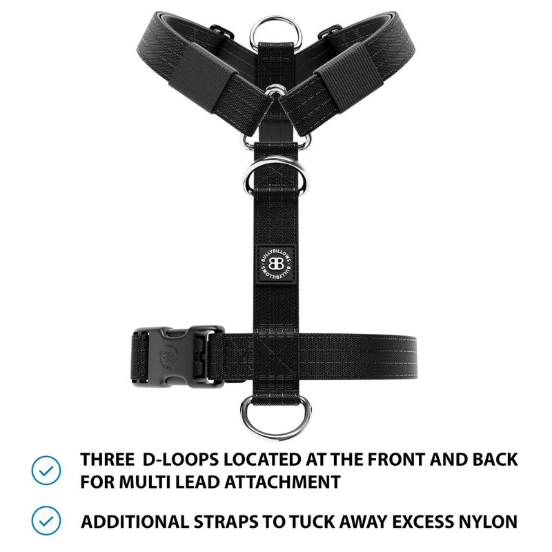 BullyBillows MINI Tri-Harness Black