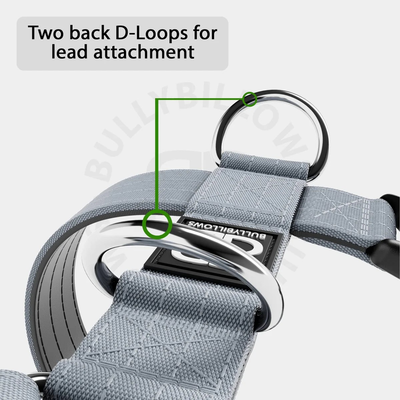 BullyBillows Tri-Harness Metal grey